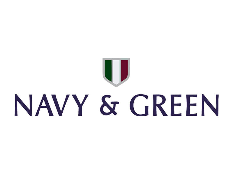 Glass Garments - Client Logos - Navy and Green